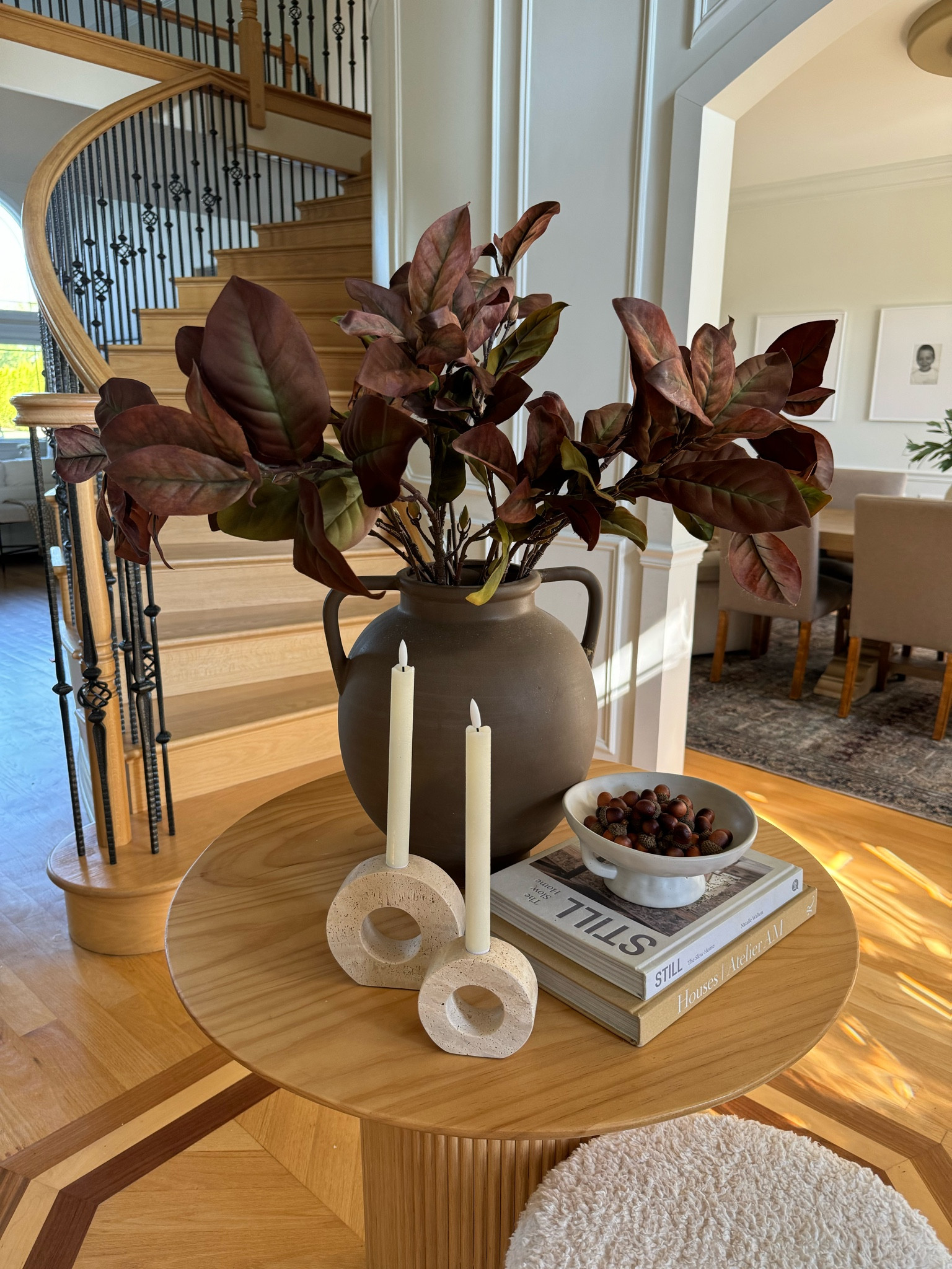 Fall entryway styling and stems under $10 that are so realistic looking! 

#LTKFallSale #LTKHome #LTKSeasonal