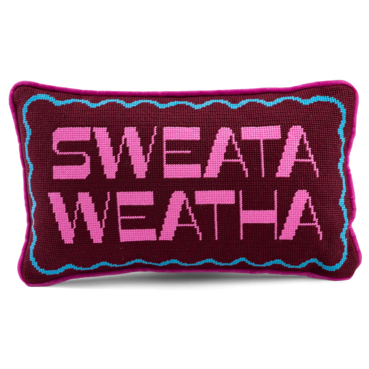 Sweata Weatha Needlepoint Pillow | Waiting On Martha Home