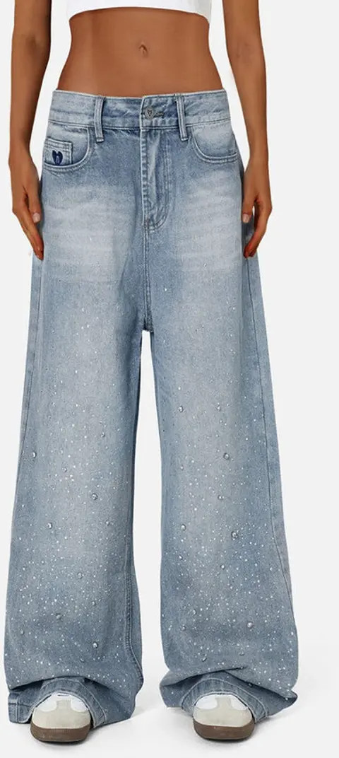 Rhinestone Baggy Jeans | Nordstrom