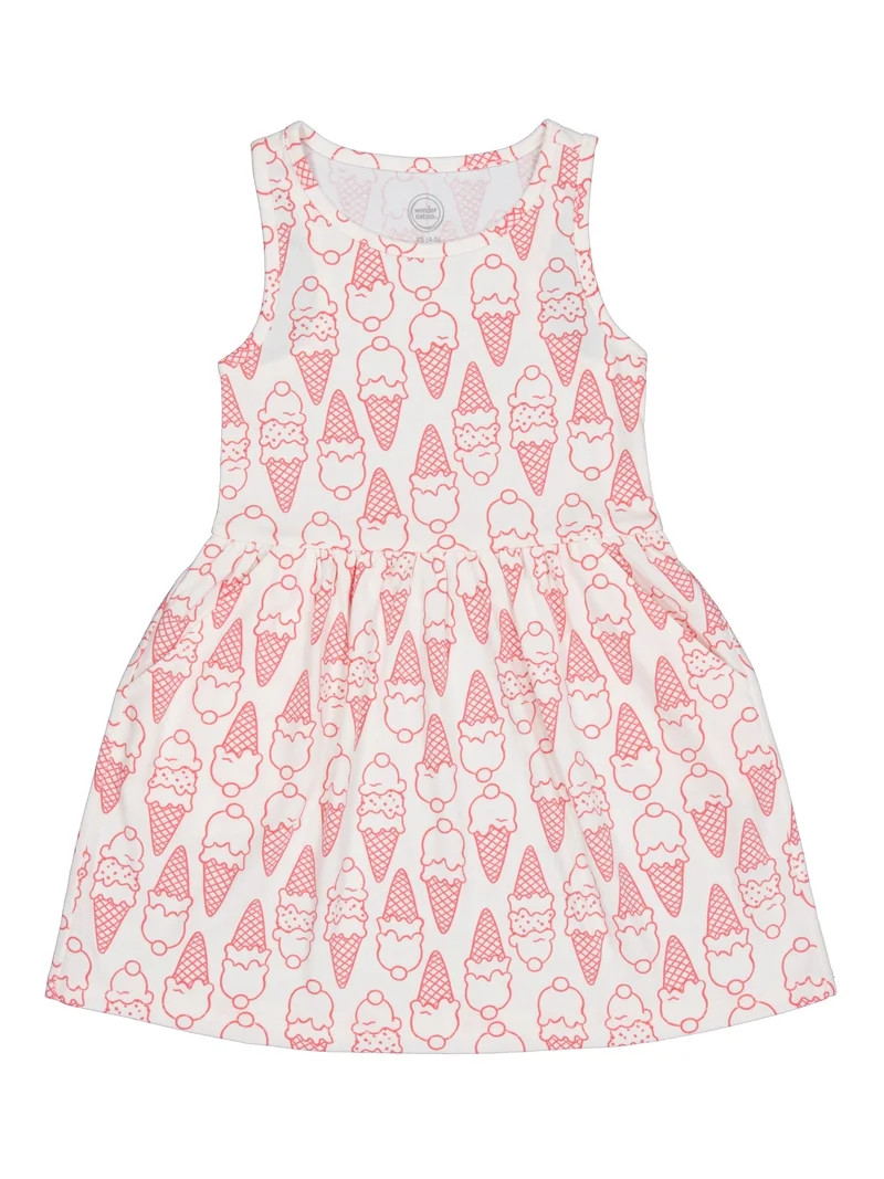 Wonder Nation Girls Tank Play Dress,Sizes XS-LP | Walmart (US)