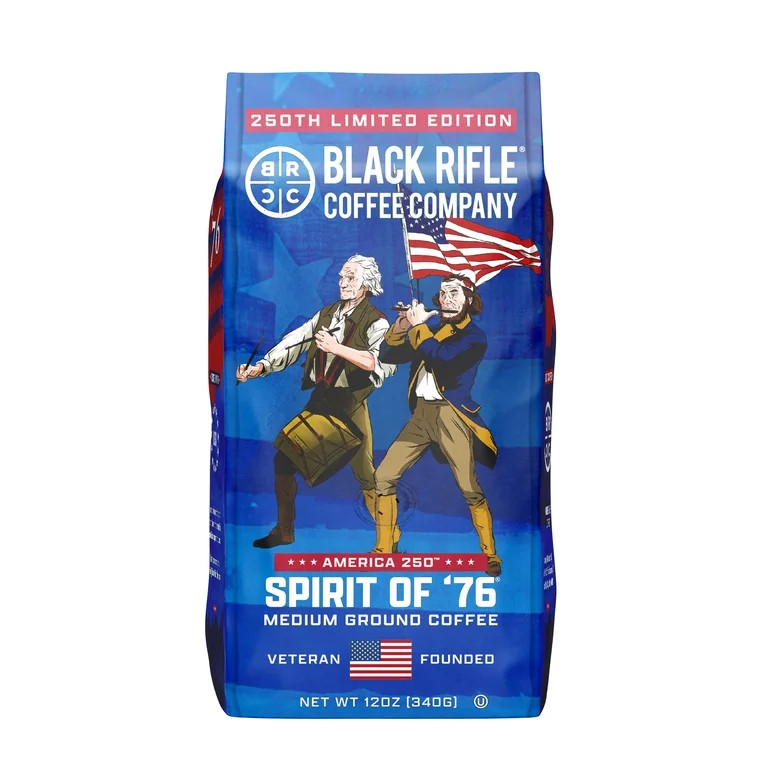 Black Rifle Coffee Spirit of '76, Medium Roast, Ground Coffee, 12 oz | Walmart (US)
