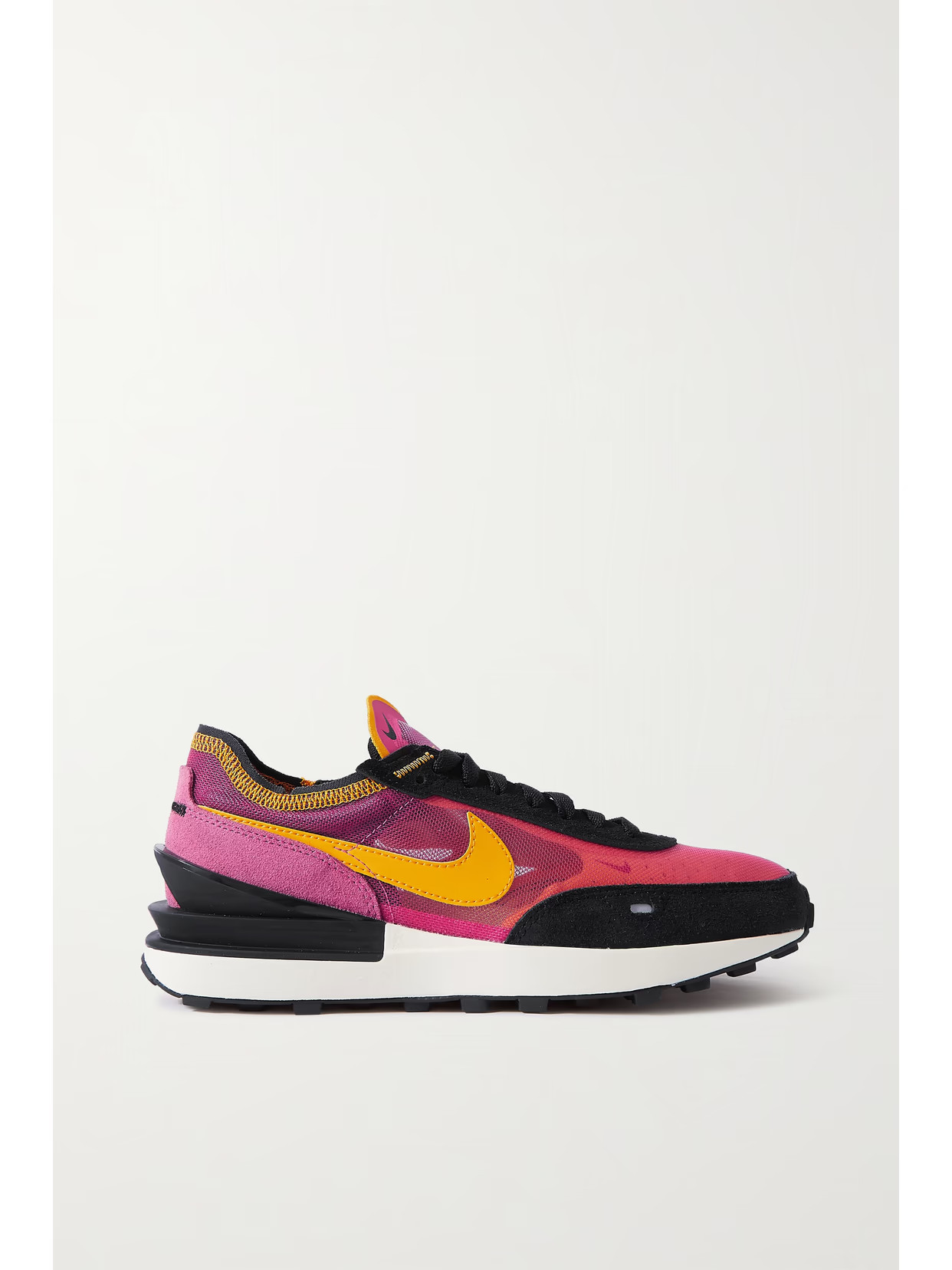Nike - Waffle One Suede And Leather-trimmed Mesh Sneakers - Pink | NET-A-PORTER (US)