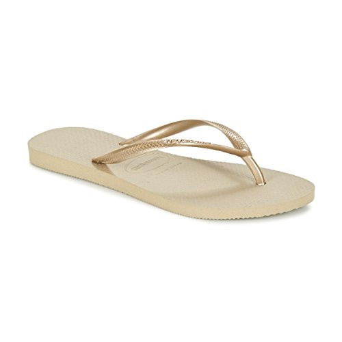 Havaianas Women's Flip Flop Sandals, Gold (Sandgrey/Lightgolden 2719), 1/2 UK (35/36 EU (33/34 BR) | Amazon (US)