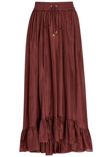 Aster silk maxi skirt | Harvey Nichols