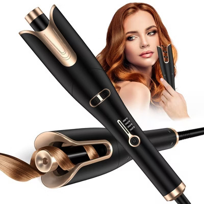 NEXPURE Curling Iron, Professional Automatic Hair Curler with 1" Large Rotating Barrel | Target