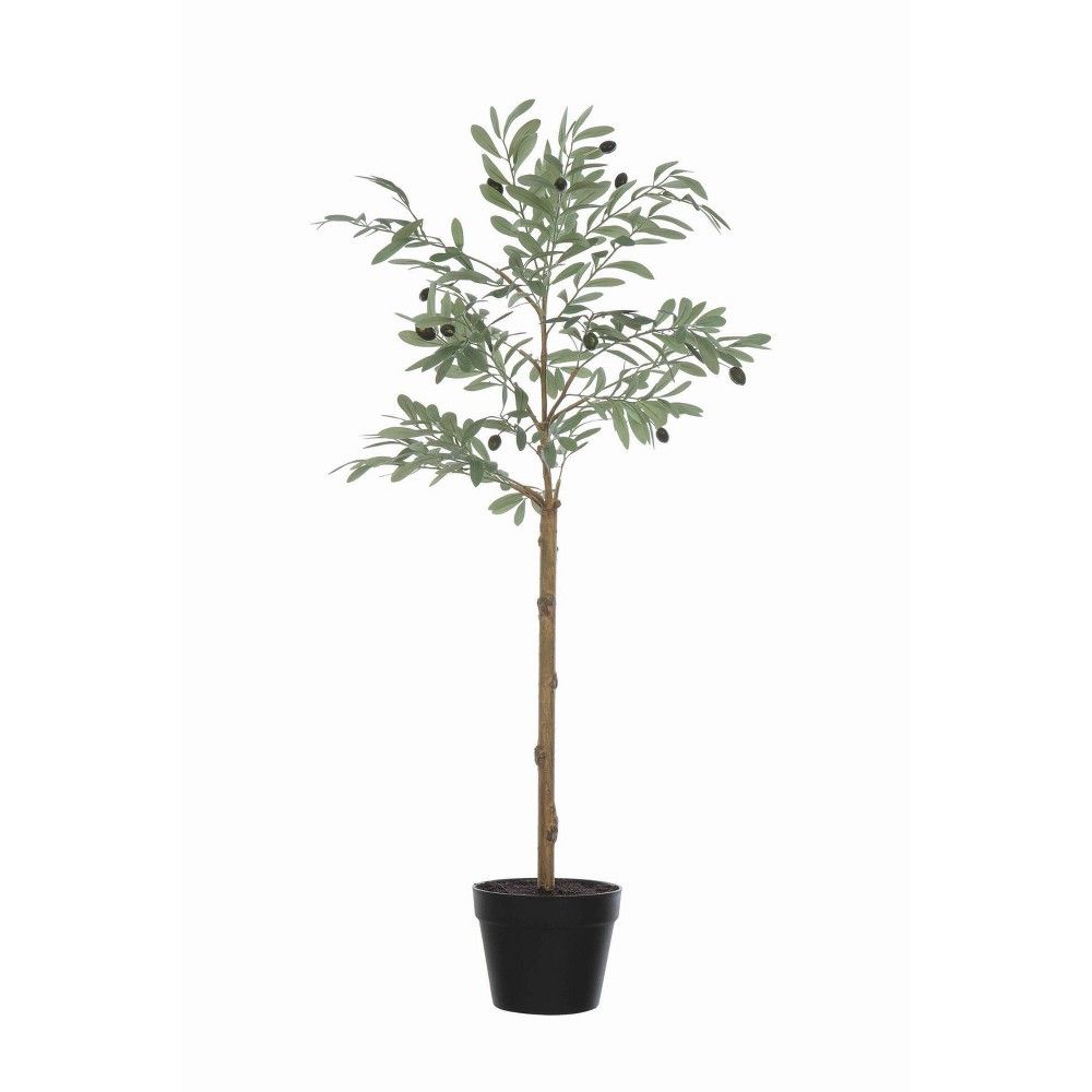 4' Artificial Olive Faux Flower Tree in Pot - 3R Studios | Target