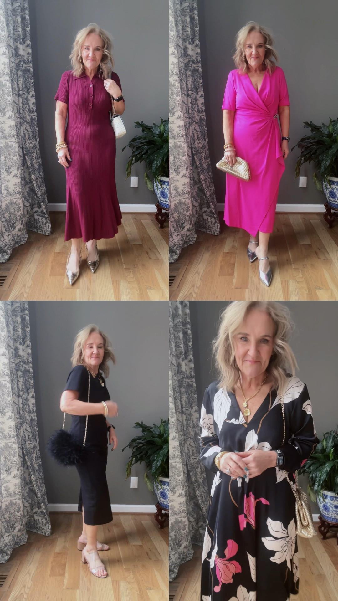 Affordable wedding guest dresses 

Wearing size medium or size 8 

All under $100. 3 are under $50

LBD little black dress wedding guest dress, pink dress burgundy dress polo collar dress floral dress Walmart dress black floral dress

#LTKOver40 #LTKFindsUnder100 #LTKWedding