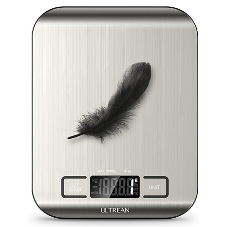 Ultrean Food Scale, Digital Kitchen Scale with LCD Display, Weight Grams and Ounces for Baking Co... | Amazon (US)