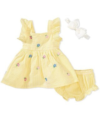 Adventurewear 360 Baby Girls 3-24 Months Daisy Print Seersucker Dress | Dillard's | Dillard's
