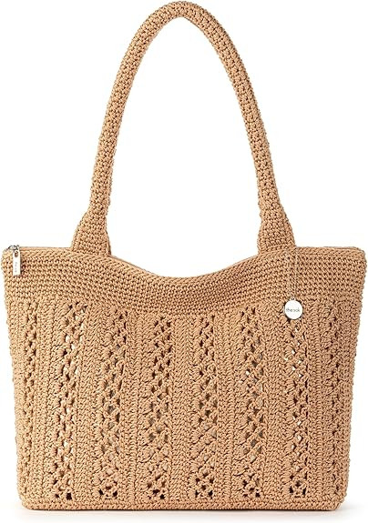 The Sak Crafted Classics Tote Bag - Hand Crochet Women's Purse For Everyday, Travel, Beach Bag - ... | Amazon (US)