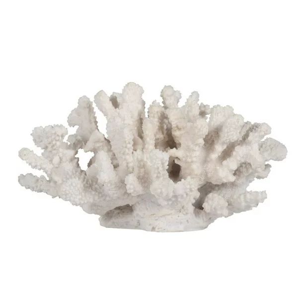 8.25" White Faux Coral Sculpture Decor - Walmart.com | Walmart (US)