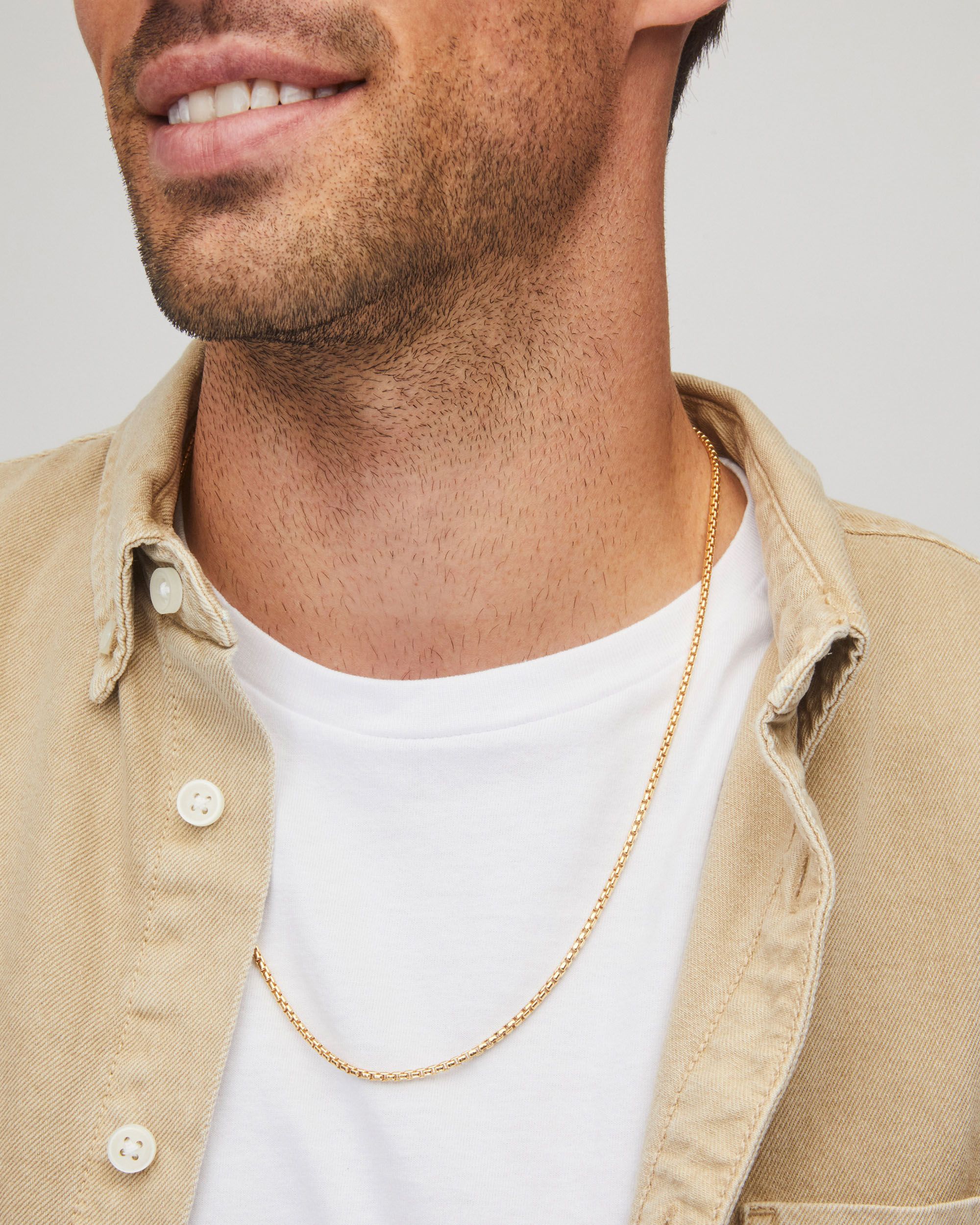 Beck Thin Round Box Chain Necklace in 18k Gold Vermeil | Kendra Scott