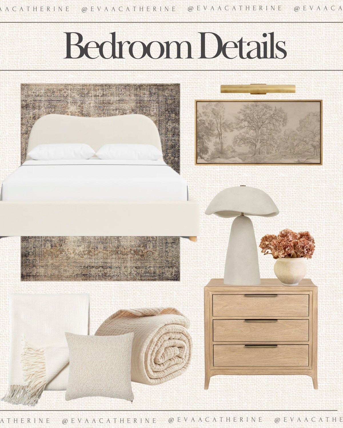 Updates bedroom details ☁️

My exact bed is from ALiving Home, but I linked similar! & my stems are from Hobby Lobby, but everything else is exact 

#LTKHome
