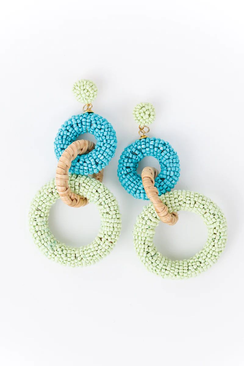 Nita Earrings- Green | Avara
