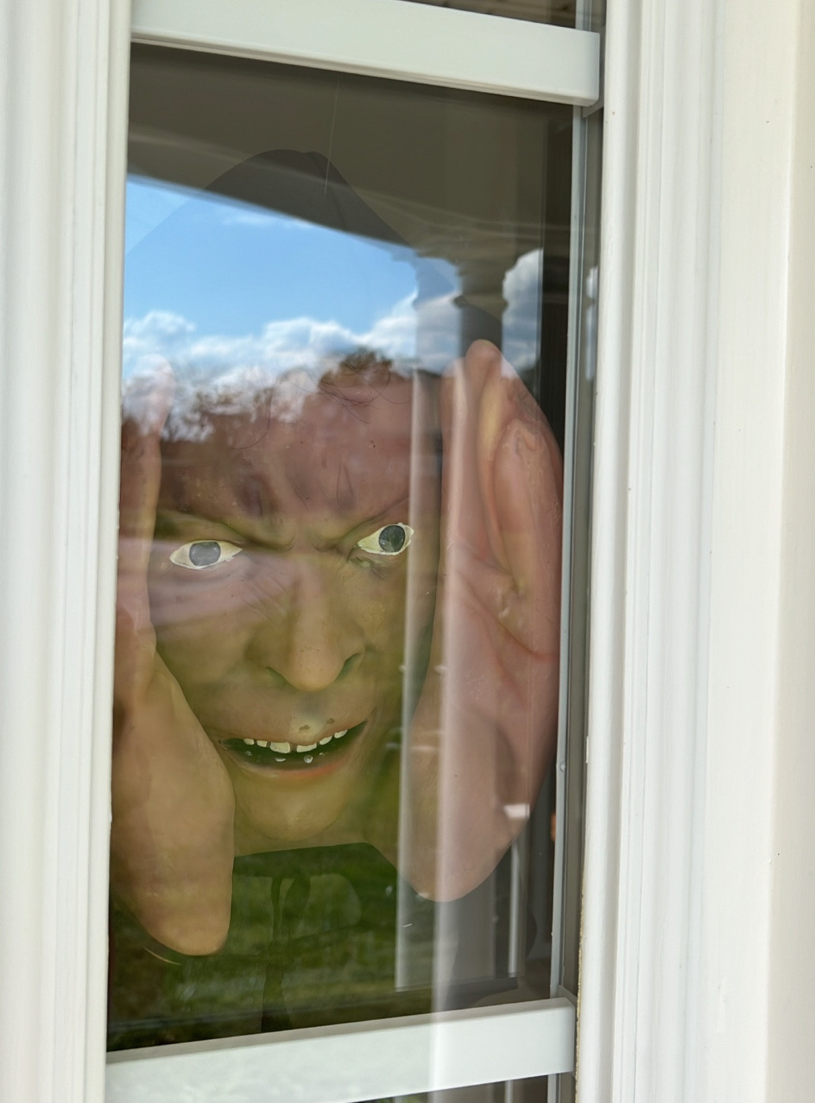 Scary Halloween decorations- it still surprises me lol 
Halloween decor, scary decor, boo, trick or treat, front porch 

#LTKHalloween #LTKfindsunder50 #LTKhome