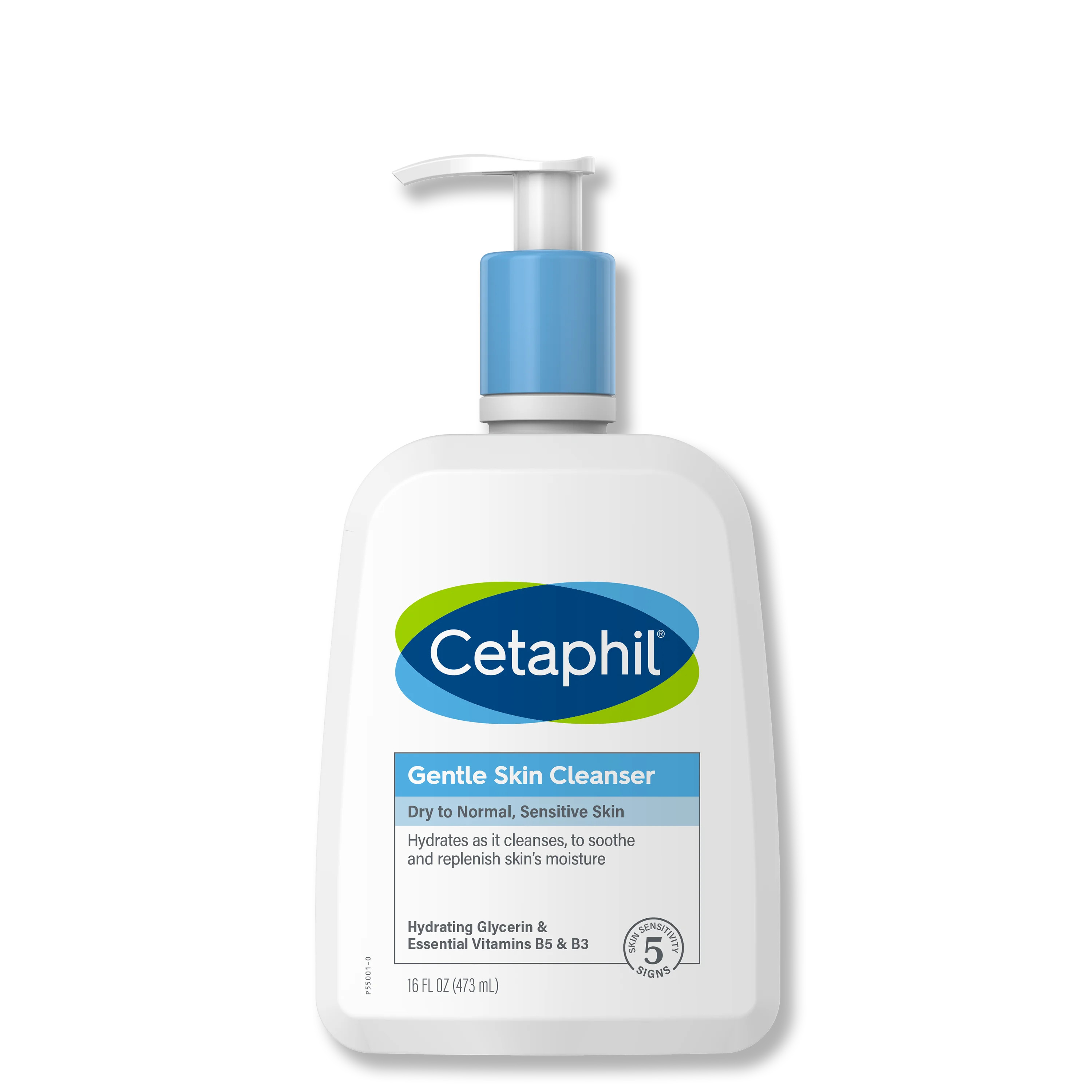 Cetaphil Face Wash, Hydrating Gentle Skin Cleanser for Dry to Normal Sensitive Skin, 16 oz | Walmart (US)