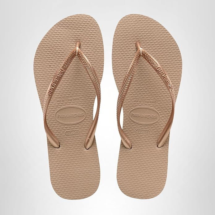 Havaianas - Slim, Stylische, Robuste und Vielseitige Badelatschen für Frauen mit Texturierten So... | Amazon (UK)