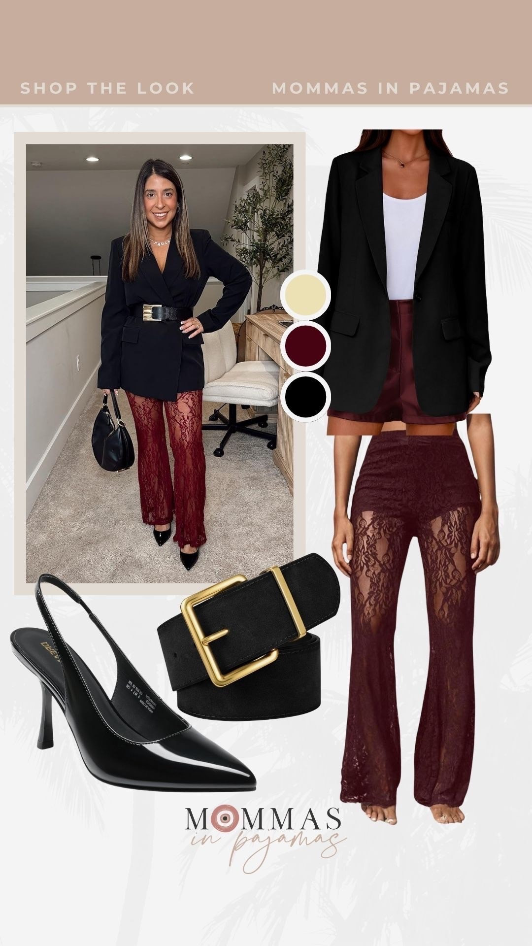 This freaking outfit is so gorgeous, I am completely obsessed with it. This burgundy color is so stunning, even better in person and I love this wide width belt to close the blazer and make it like a dress. I completely recommend this for NYE or a sassy date night! 

#LTKPetite #LTKHoliday #LTKSeasonal