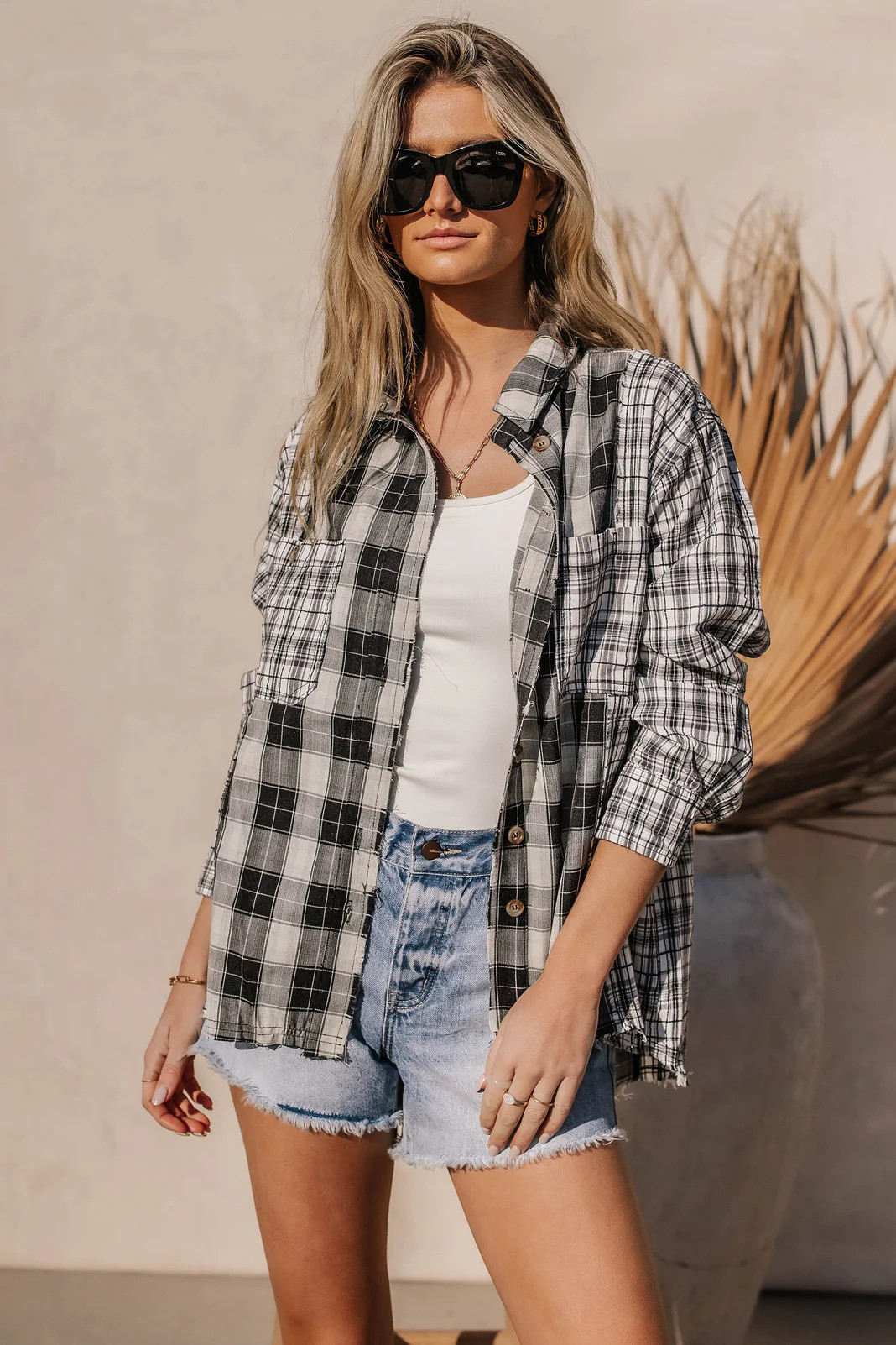 Jena Plaid Shirt - böhme | Böhme US