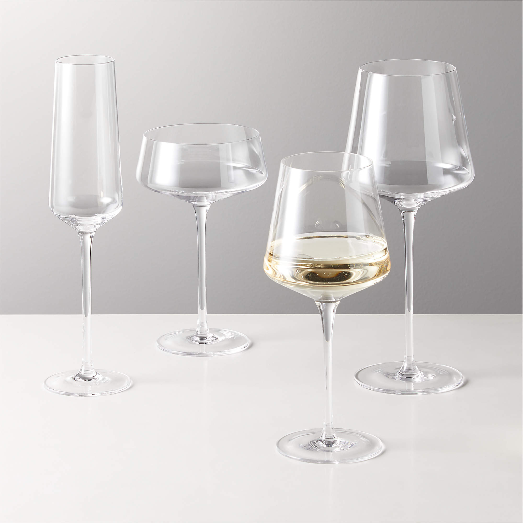 Muse Coupe Cocktail Glass Set of 4 + Reviews | CB2 | CB2
