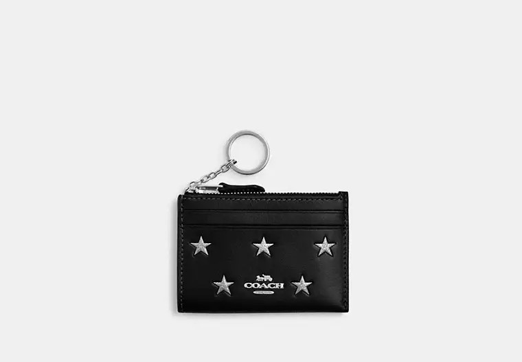 Mini Skinny Id Case With Star Print | Coach Outlet CA