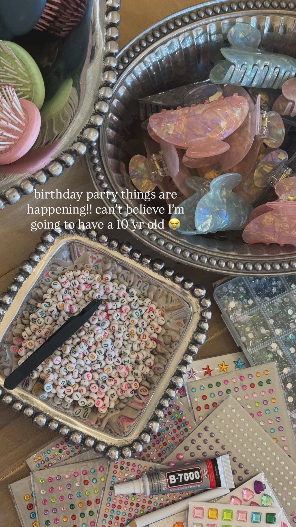 DIY clip & hair bedazzling for Aria’s birthday party!!

#LTKBeauty #LTKmomlife #LTKKids