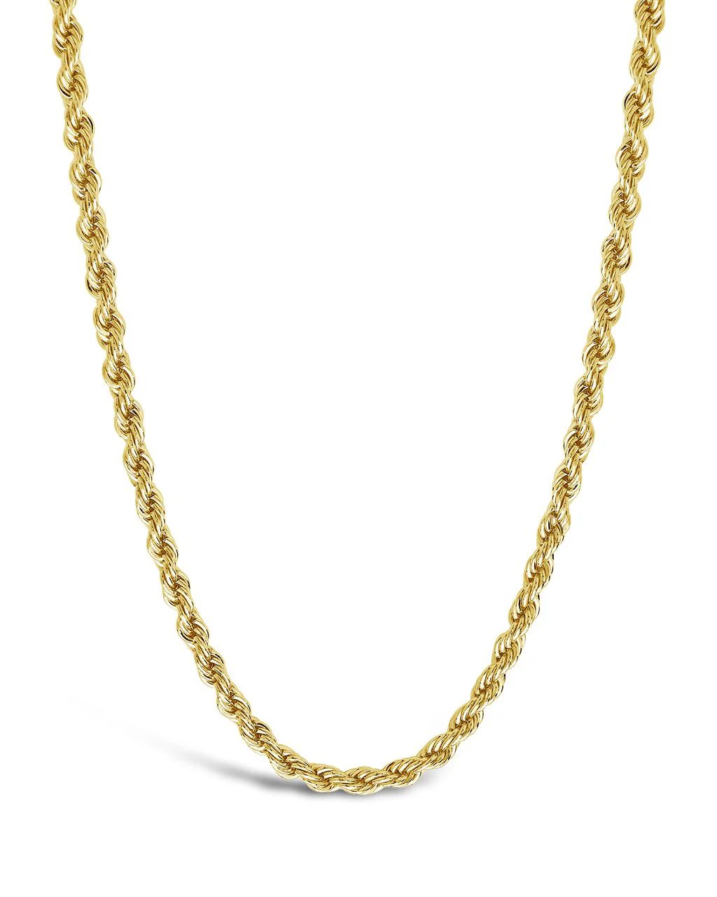 Rope Braided Twist Chain Necklace | Sterling Forever