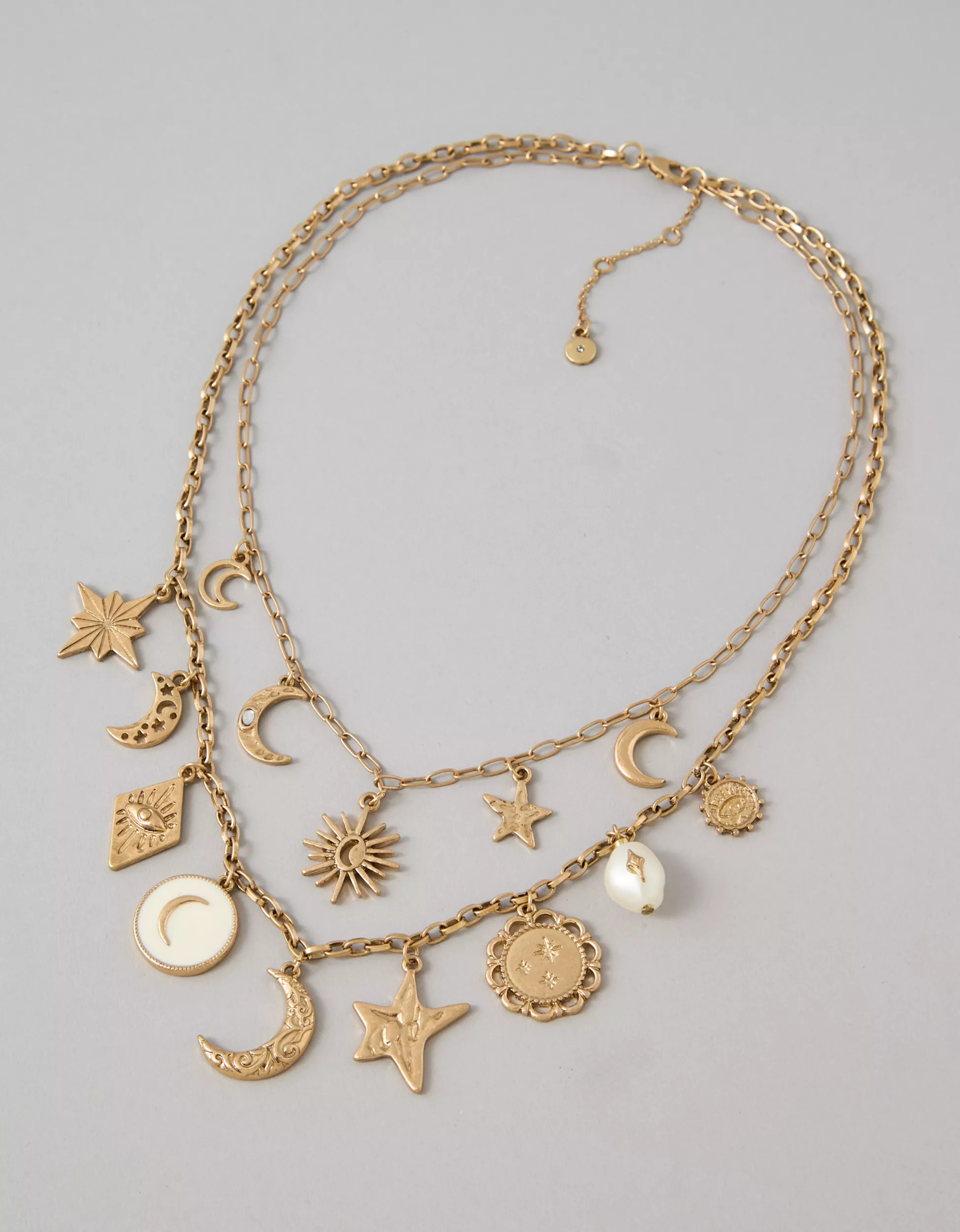 AEO Celestial Charm Necklace | American Eagle Outfitters (US & CA)