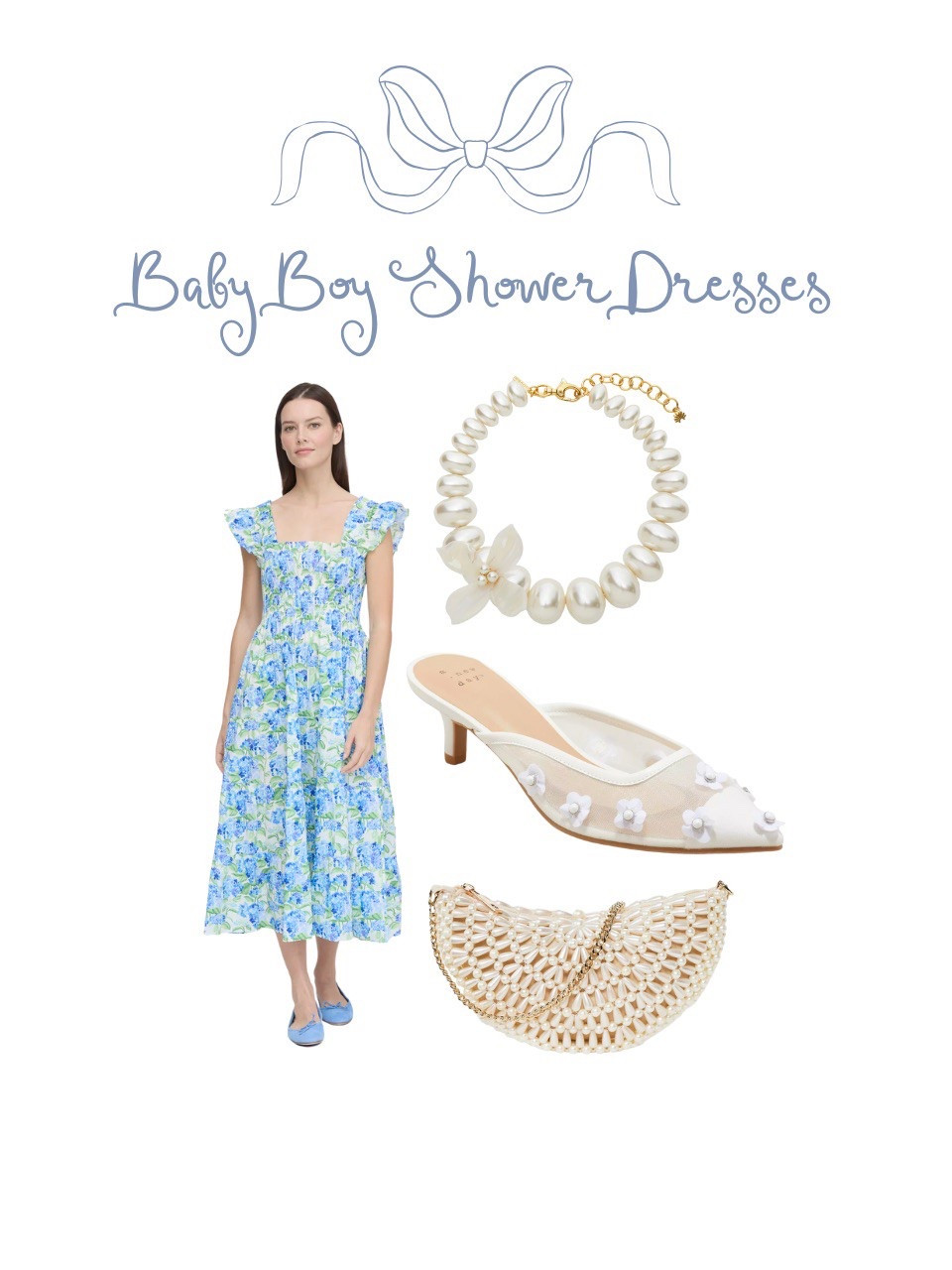 Baby boy baby shower dress ideas 🩵