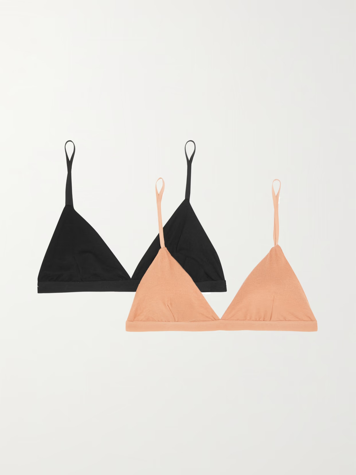 Baserange - + Net Sustain Mississippi Set Of Two Stretch-bamboo Soft-cup Bras - Neutrals | NET-A-PORTER (US)