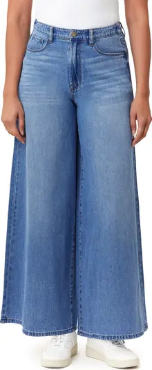 Kensie High Waist Elastic Back Palazzo Jeans | Nordstromrack | Nordstrom Rack