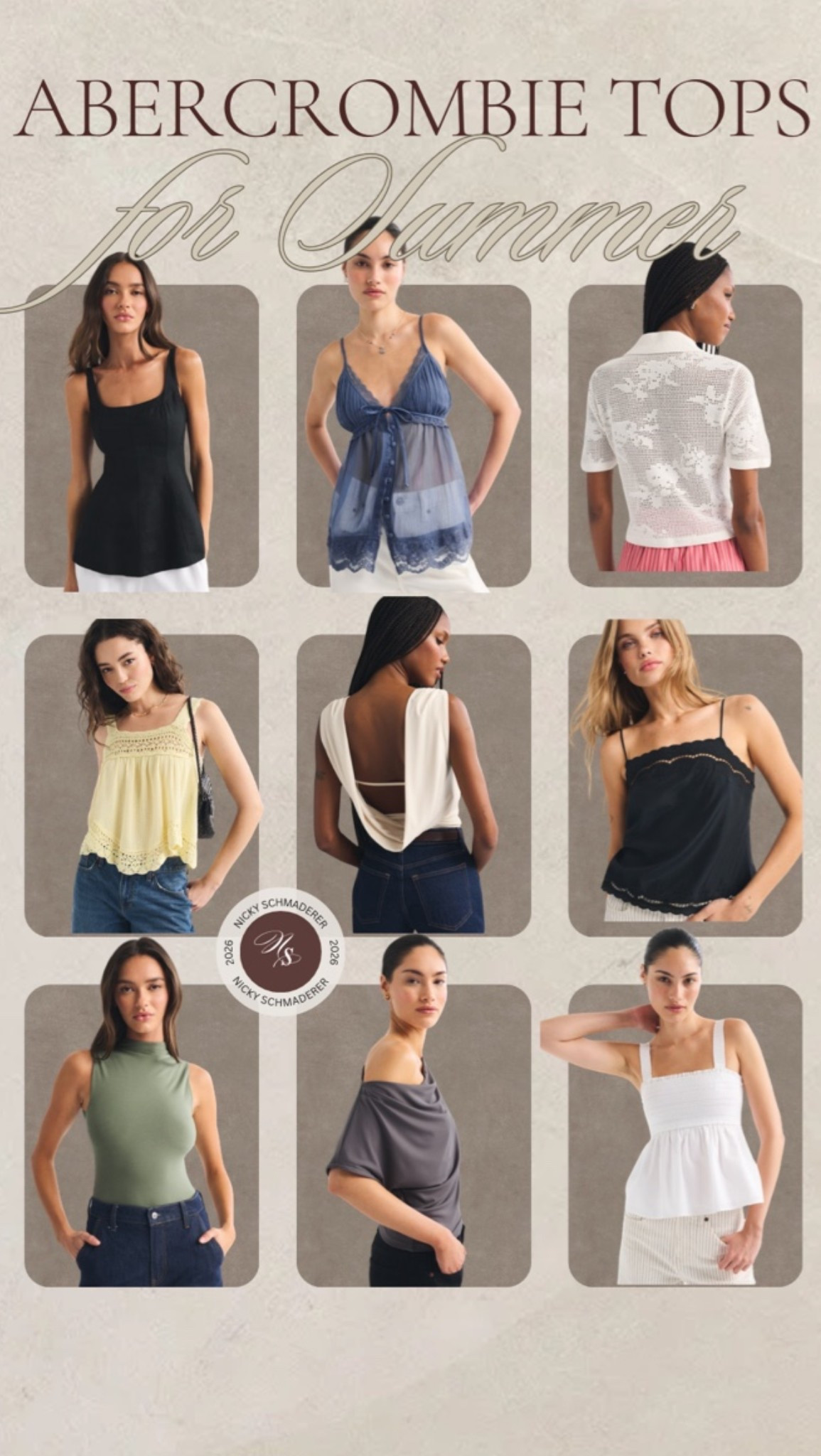 @abercrombie tops for Summer! Sale happening soon! 

Summer outfits 
Vacation outfits

#LTKSeasonal #LTKSaleAlert #LTKTravel