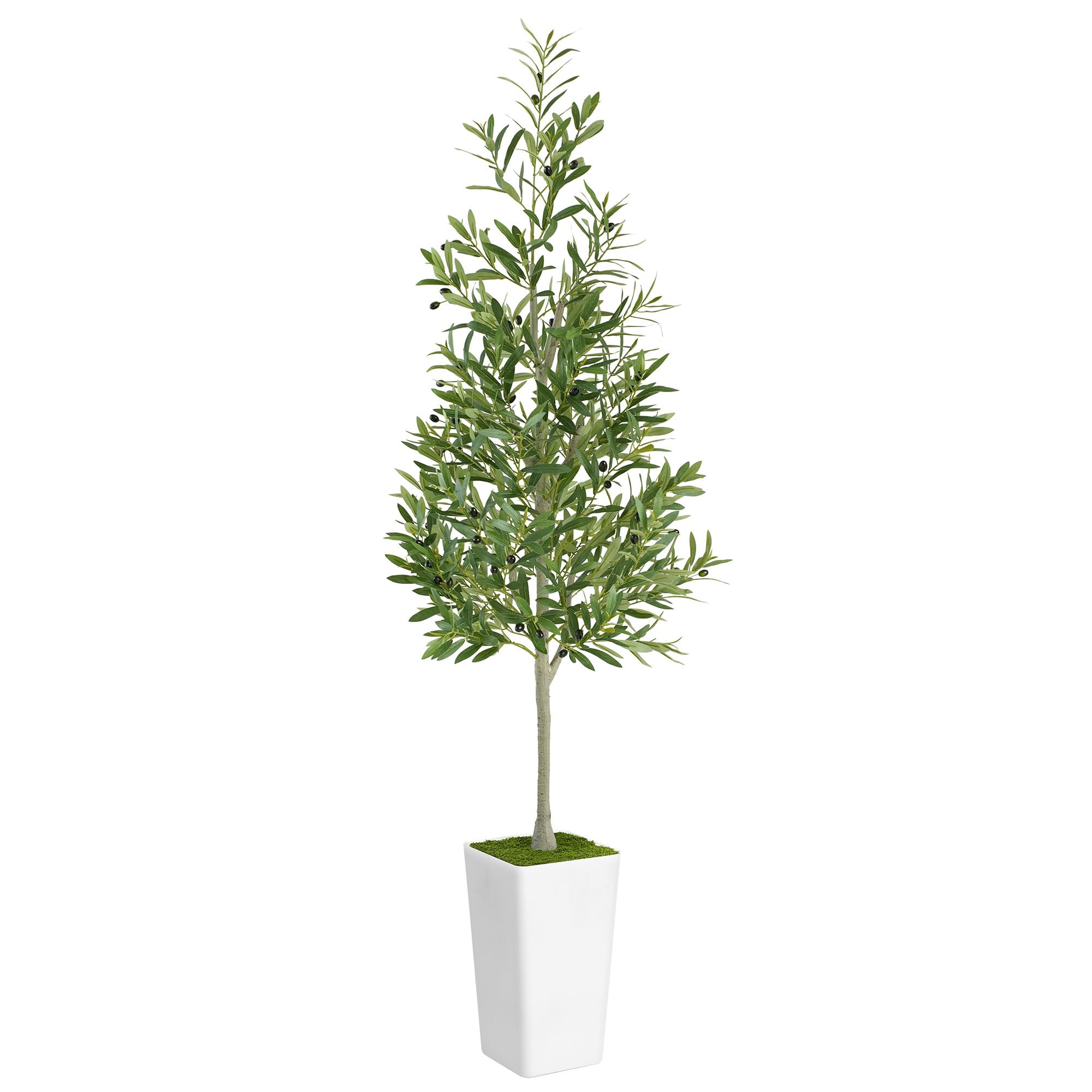 Artificial Olive Tree 6ft - Realistic Tall Fake Plants for Office Living Room Bedroom Home Decor ... | Amazon (US)