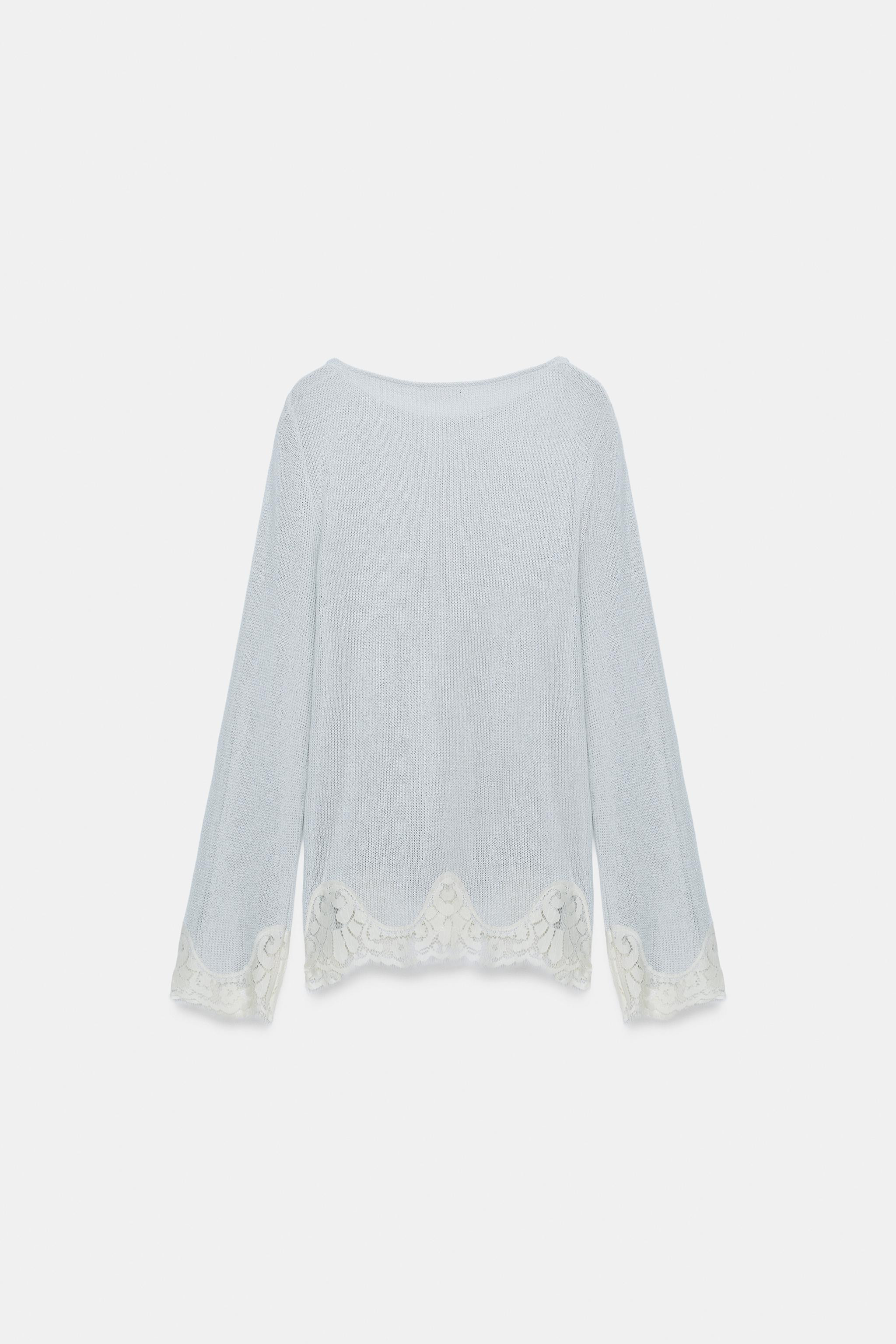 RUSTIC LACE TOP | Zara US