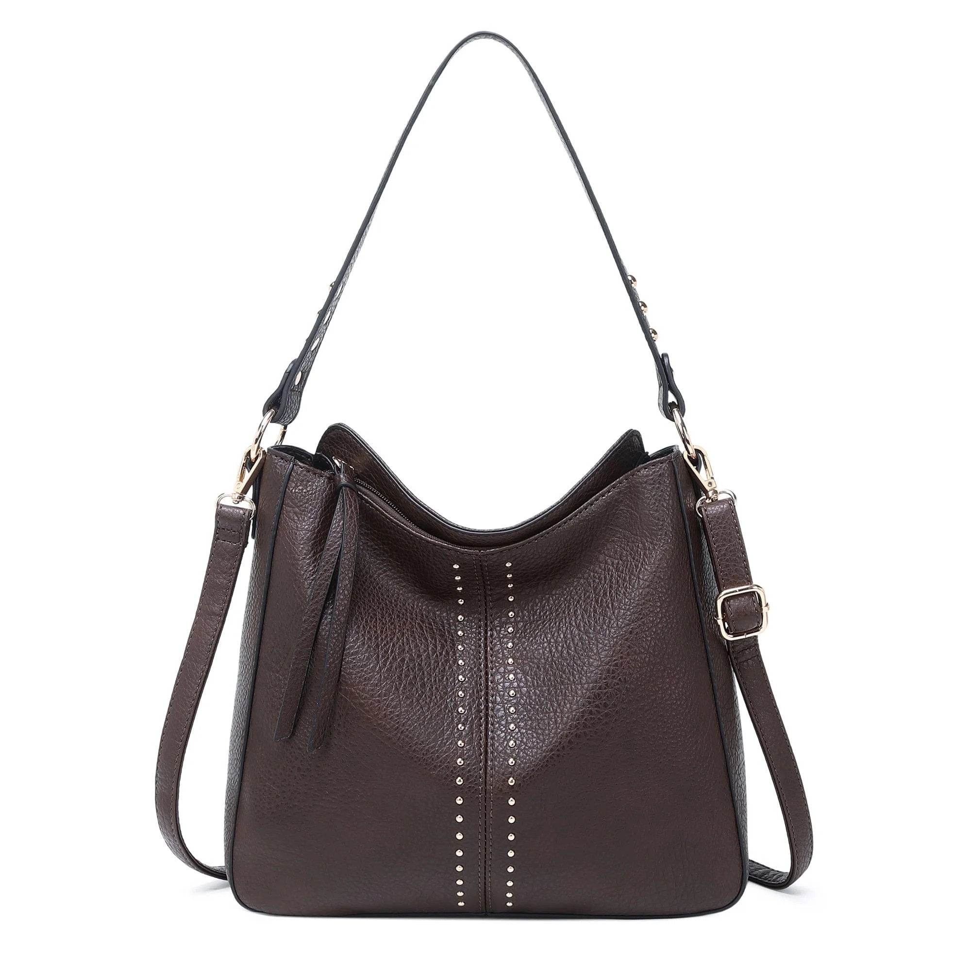 Montana West Hobo de Cuero Vegano para Mujer, Negro | Walmart (US)