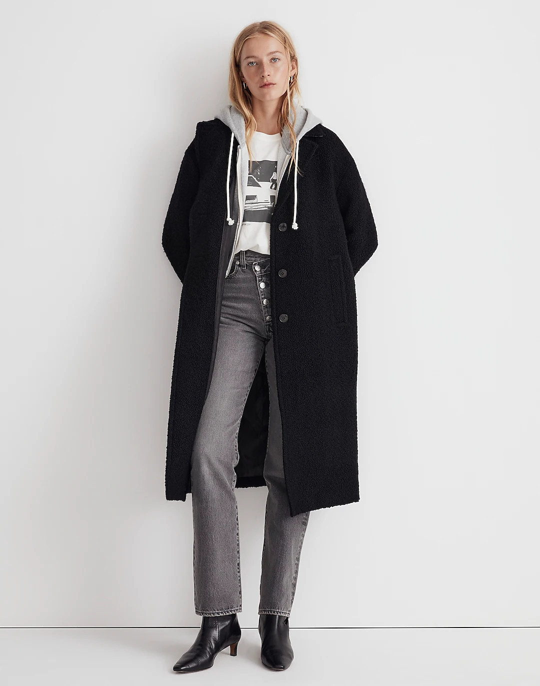 The Alonzo Coat in Bouclé | Madewell