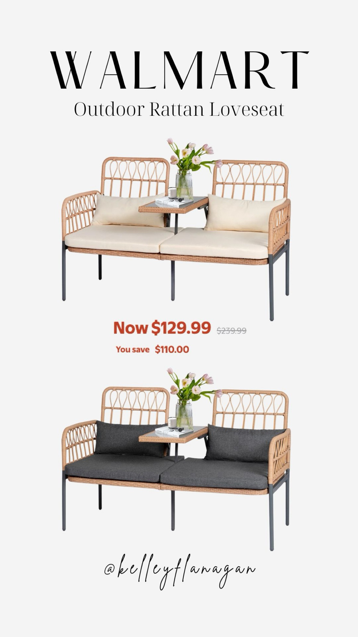 Outdoor Rattan Loveseat on sale from Walmart ✨

#LTKHome #LTKFamily #LTKSaleAlert