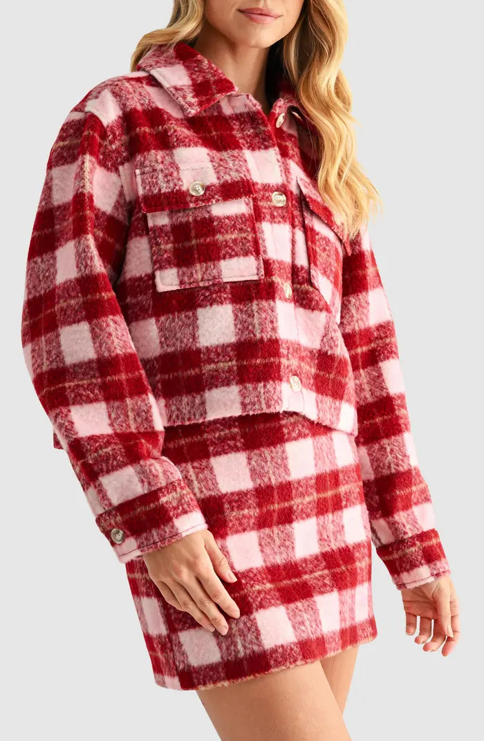 Plaid Crop Jacket | Nordstrom