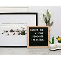 Letter Board  Black Felt Oak Frame  10X10  LetterBoard Includes 580 Characters, Easel Stand, Storage Pouch,  Letter Cutter | Etsy (US)