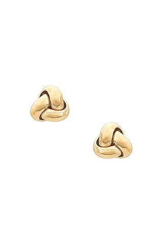 Puffed Knot Stud Earrings | FWRD 