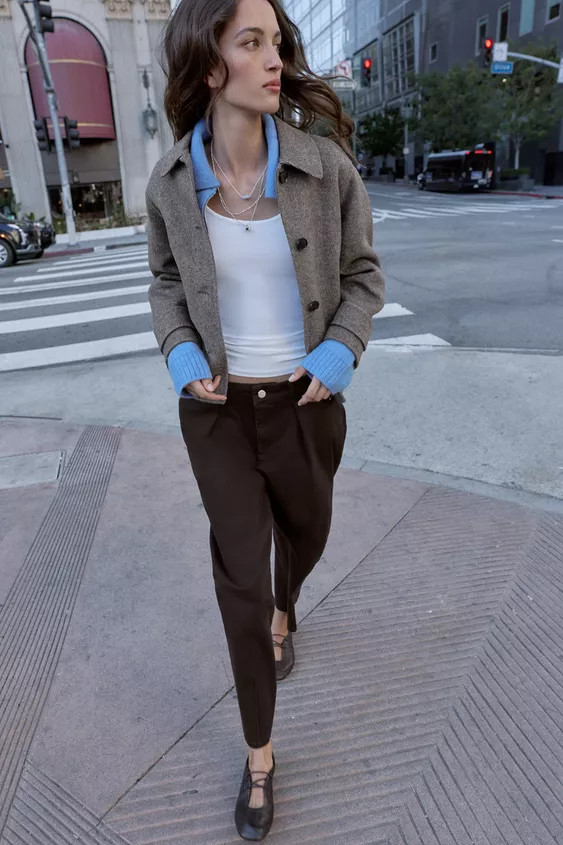 SHORT WOOL COAT | Zara UK