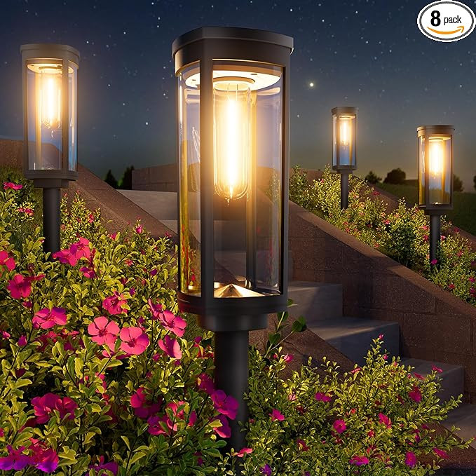 Solar Pathway Lights Garden Lights Outdoor Light Landscape Lighting | Amazon (US)