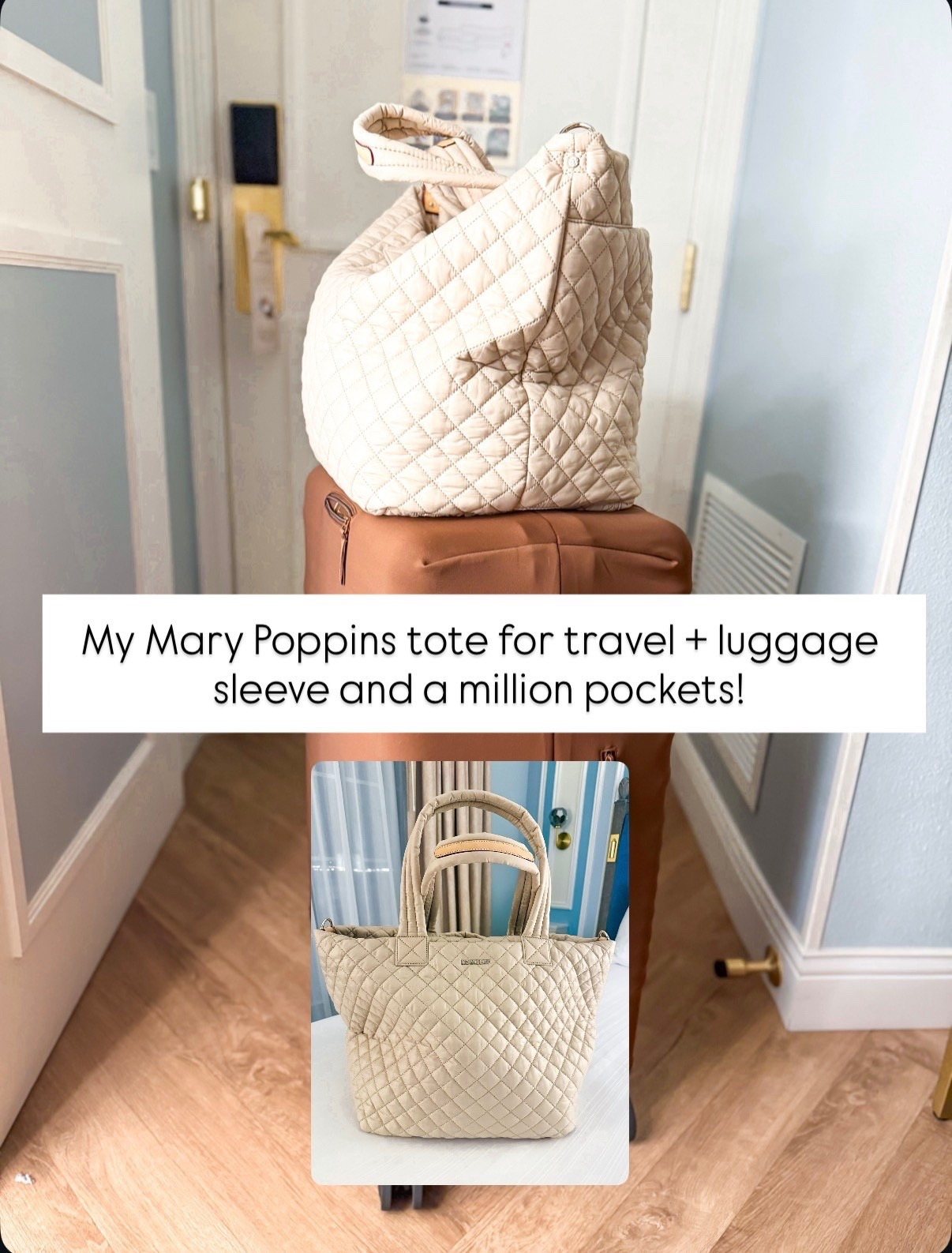 MZ Deluxe Large Metro Tote in buff. This fits SO much and has a million pockets + has a luggage sleeve for travel!


#LTKTravel #LTKmomlife #LTKPetite