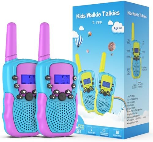 Selieve Toys for 3-14 Year Old Children's, Walkie Talkies for Kids 22 Channels 2 Way Radio Toy wi... | Amazon (US)