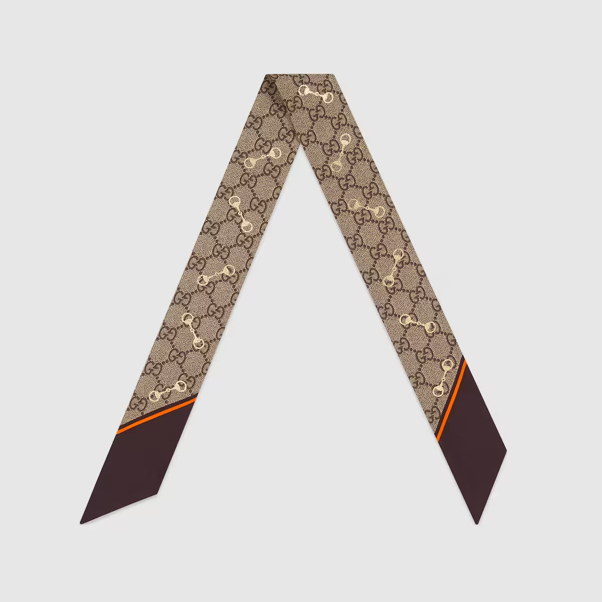 Gucci - Printed silk neck bow | Gucci (US)