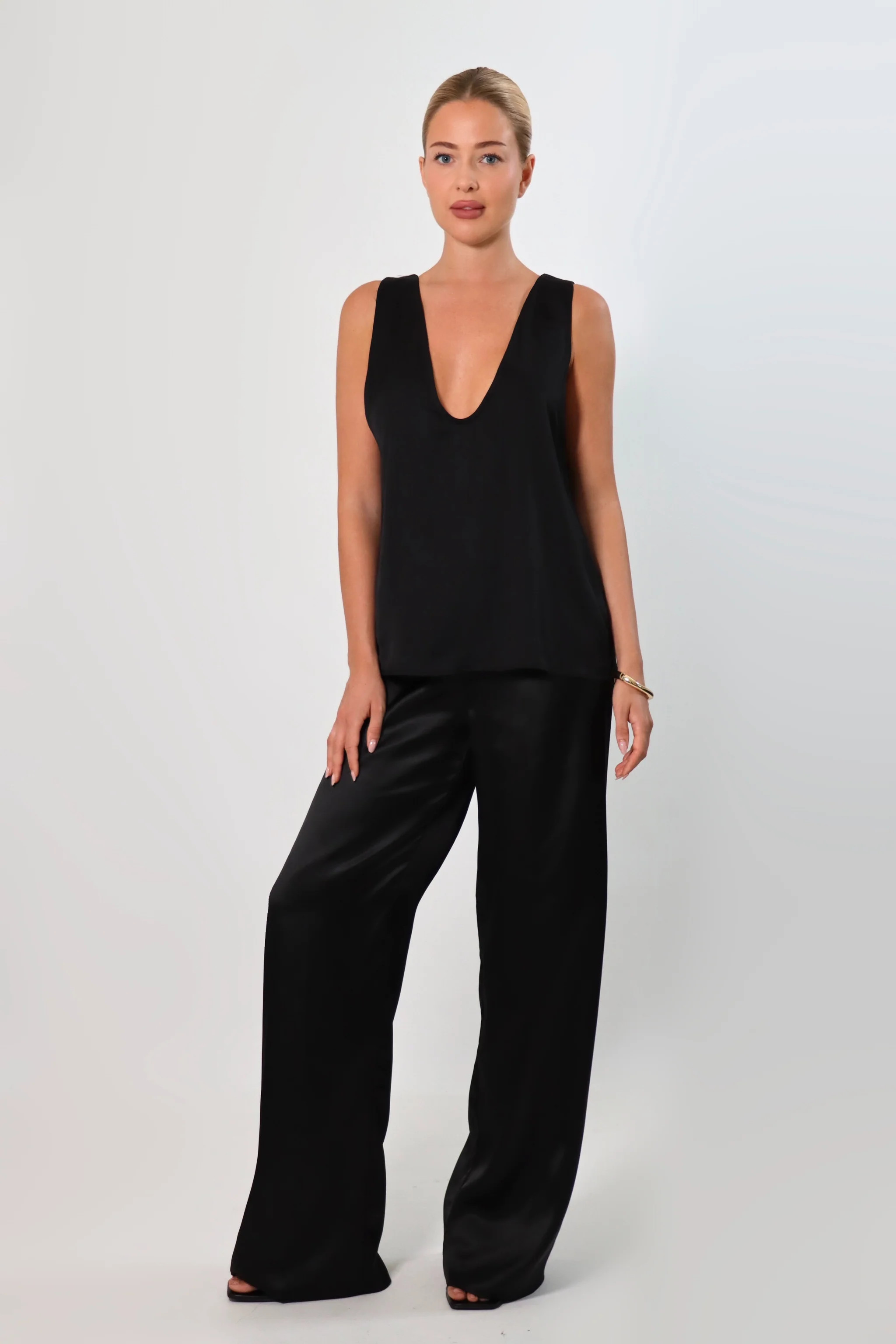 Kara Satin Top | Shop.com