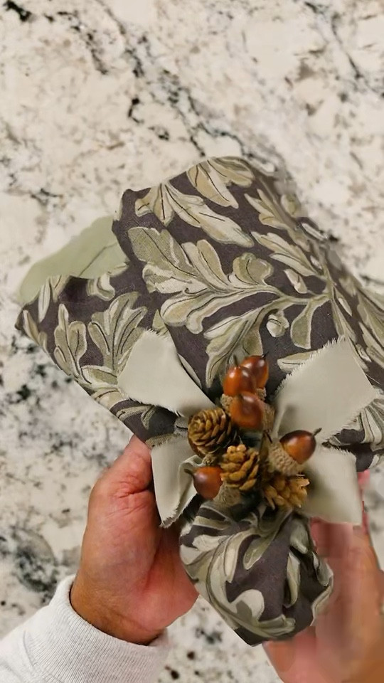 Ever turned a few scraps and branches into something that looks designer?
Yeah — that’s this project. 🍂

Instead of buying new napkin rings every season, I got creative with what I already had — ribbon remnants, sequined trim, a few gold-painted magnolia leaves, and a little imagination. The result? Elegant, effortless, and completely personal.

Styled with @solinohome’s Fallen Leaves Collection, it’s proof that a beautiful holiday tablescape doesn’t need a big budget — just intention and creativity. ✨
#linennapkins #tablelinen #thanksgivingtablescape #thanksgiving

#LTKHome #LTKHoliday #LTKSeasonal