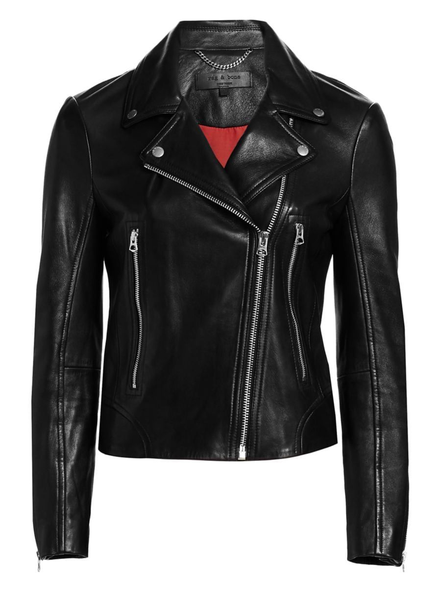 Mack Leather Moto Jacket | Saks Fifth Avenue