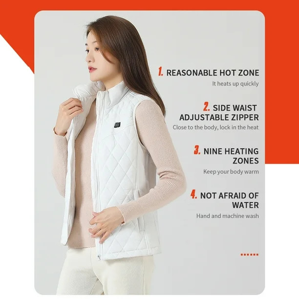 Heated Vests - Heated Body Warmer for Women/Men Heated Gilet, 3 Temperature Levels Electric Heati... | Walmart (US)