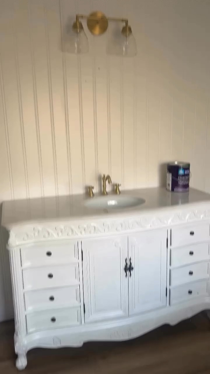 “Who knew color drenching could make such a BIG impact on our bathroom? 🎨✨ This transformation completely elevated the space, and the best part? It was so affordable! All the products we used, including the beadboard, paint, and trim, and our flooring came from @LowesHomeImprovement. The Whizz Premium Paint Edger made achieving those clean, crisp lines effortless, and at under $10, it’s a total game-changer for any DIY project. 🛠️ Ready to give your space a fresh new look on a budget? Comment ‘shop’ for the link to these amazing products!

And stay tuned for a post about our stunning clawfoot tub from Vintage—it’s the perfect centerpiece for this dreamy bathroom! 🛁✨

 #LowesPartner #DIYBathroom #ColorDrenching #AffordableMakeover” #lowesfinds #lowesproject #lowesaffiliate #bathroomgoals